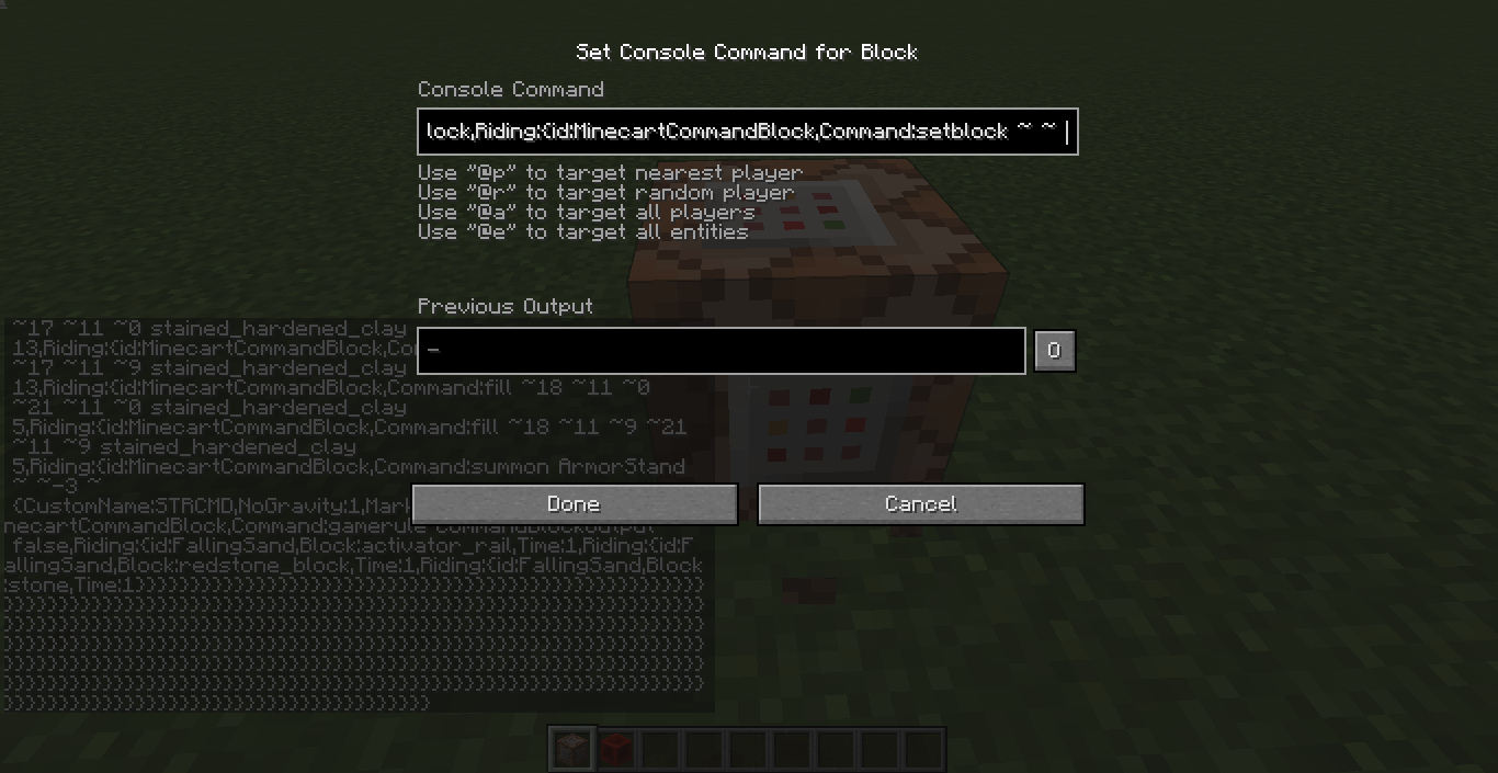 Illuminati Structure - One Block Command ( 2 Commands 